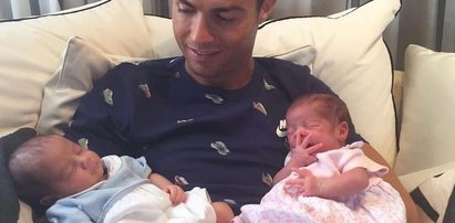 Ronaldo pokazał swoje bliźniaki! Oto Eva i Mateo