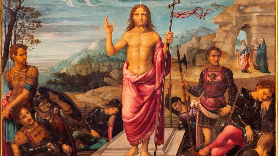 Zmartwychwstanie Jezusta Chrystusa, obraz namalowany przez Hernando de los Llanosa
