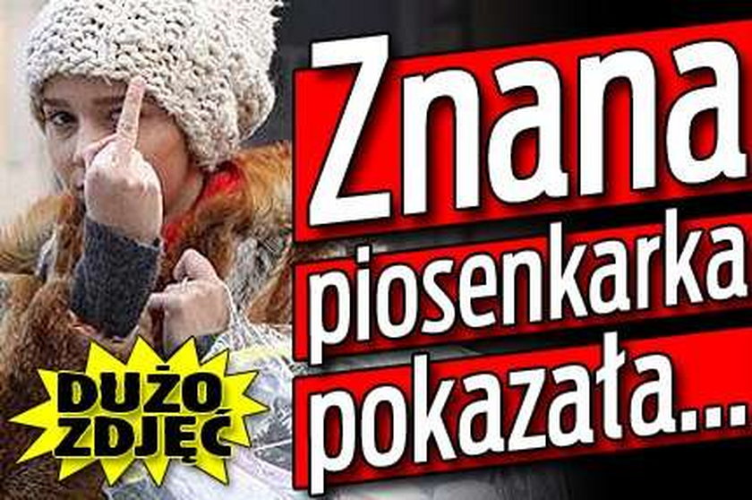 Znana piosenkarka pokazała...