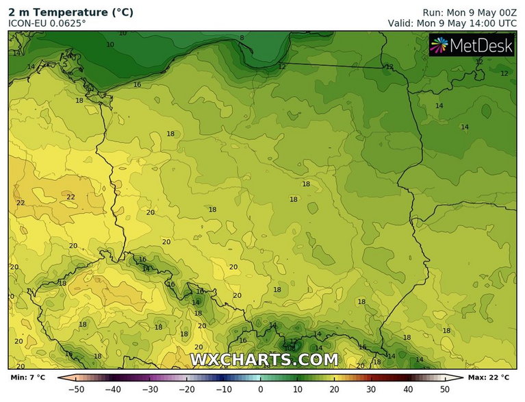 Temperatura będzie zróżnicowana