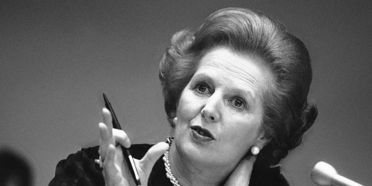 Margaret Thatcher.