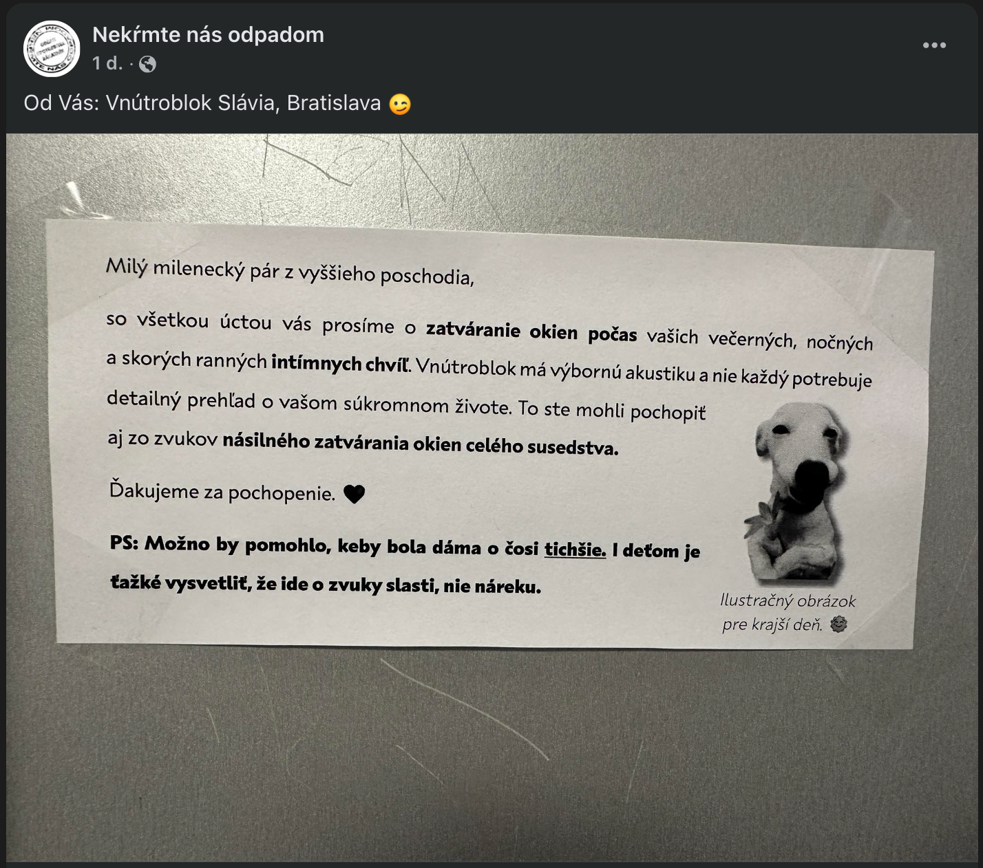 Odkaz je hitom.