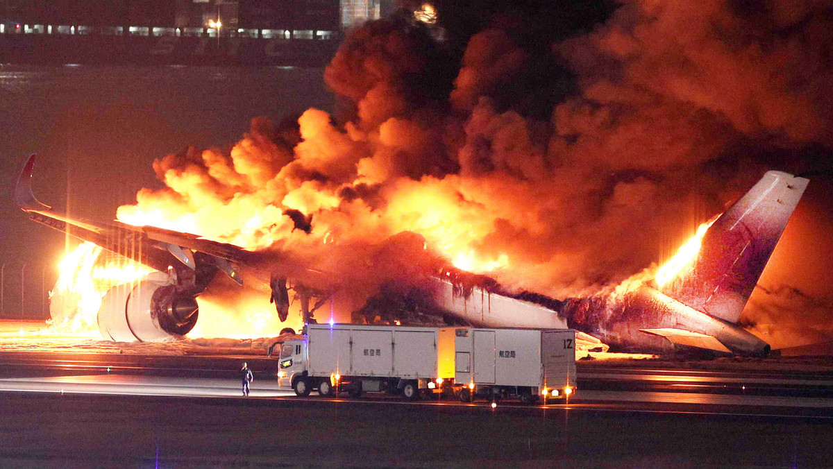 Katastrofa samolotu w Tokio jak najgorszy wypadek w historii