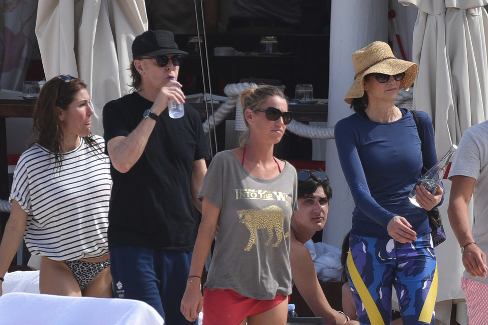 Paul McCartney z żoną na Saint-Barthélemy