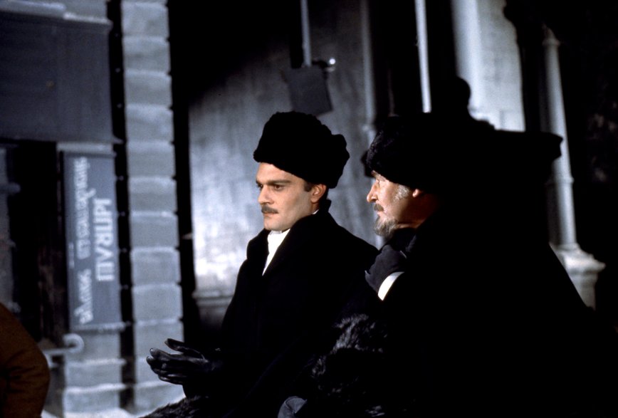 Omar Sharif w filmie "Doktor Żywago"