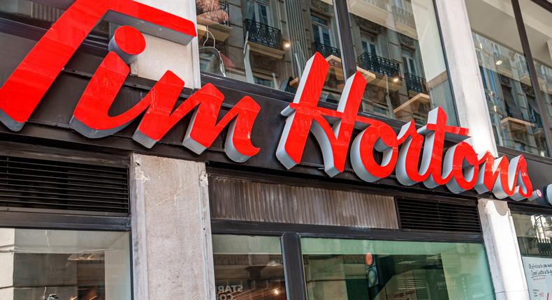 In Canada, more than one-third of Tim Hortons' fourth-quarter sales were digital.