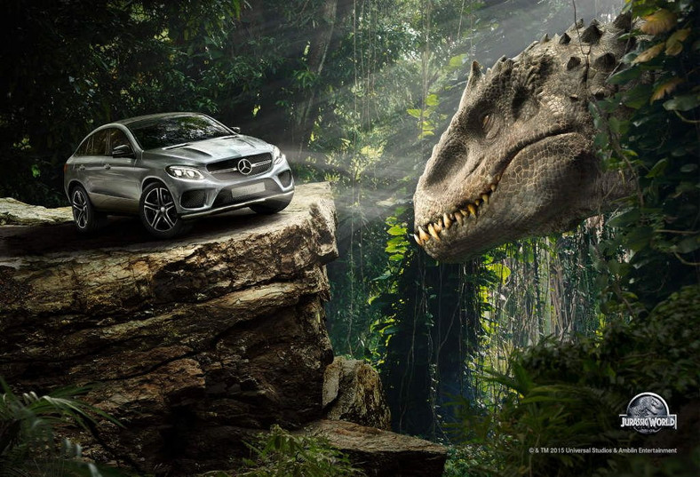 Mercedes-Benz GLE bohaterem Jurassic World