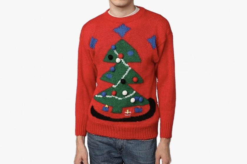 Obciachowy świąteczny sweter