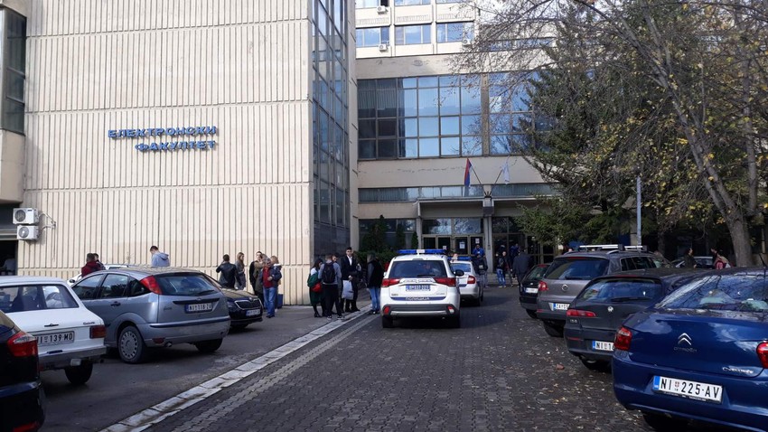 Tuča na fakultetu u Nišu 