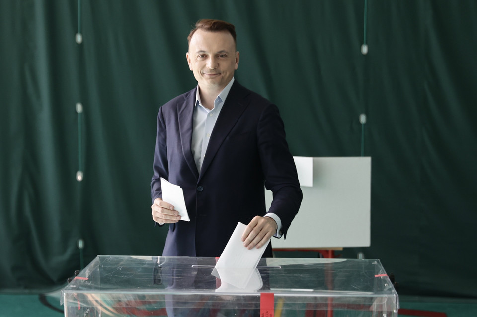 Kandydat na prezydenta Krakowa Łukasz Gibała