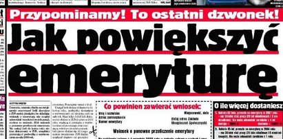 Jak powiększyć emeryturę?!