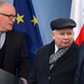 Frans Timmermans, Jarosław Kaczyński, Viktor Orban 