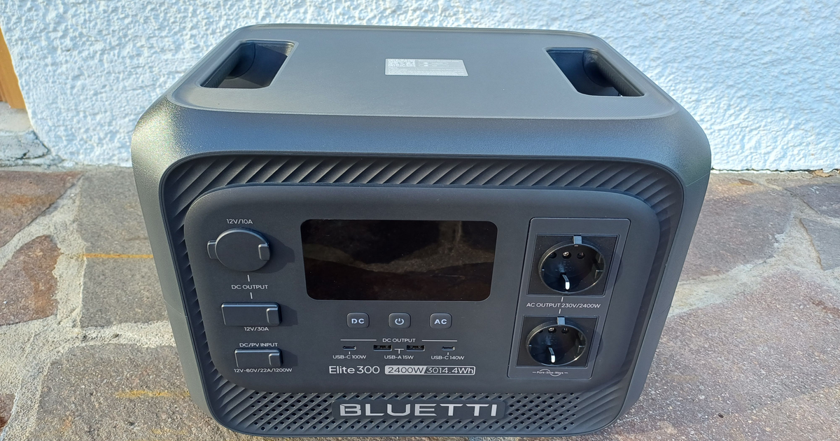 Bluetti Elite 300: Weltweit kleinste Powerstation mit 3 kWh im Test