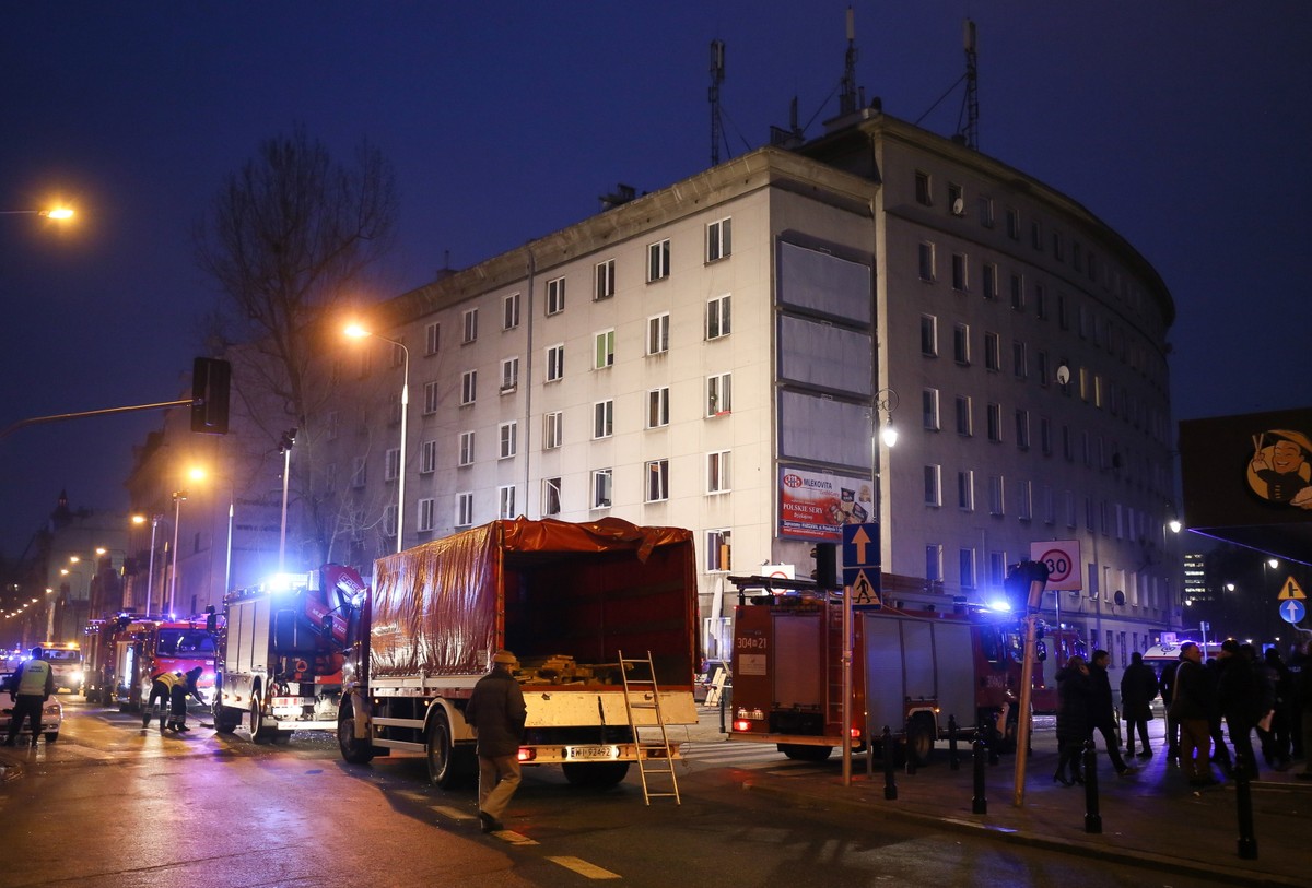 Kamienica przy ul. Noakowskiego, w której doszło do wybuchu
