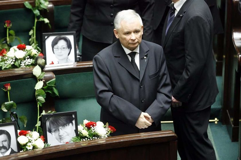 Sejm. Prezes PiS odbiera kondolencje