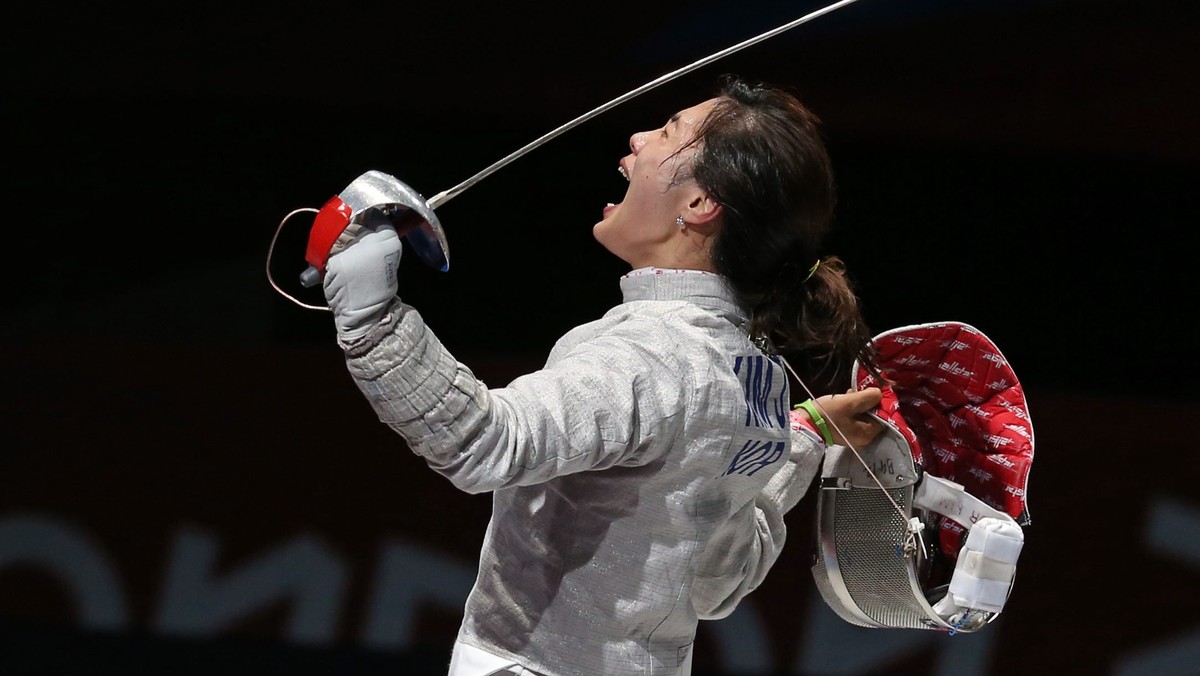 Mistrzynią olimpijską w szabli została reprezentantka Korei Południowej Jiyeon Kim, która w finale pokonała Rosjankę Sofię Welkiją 15:9.