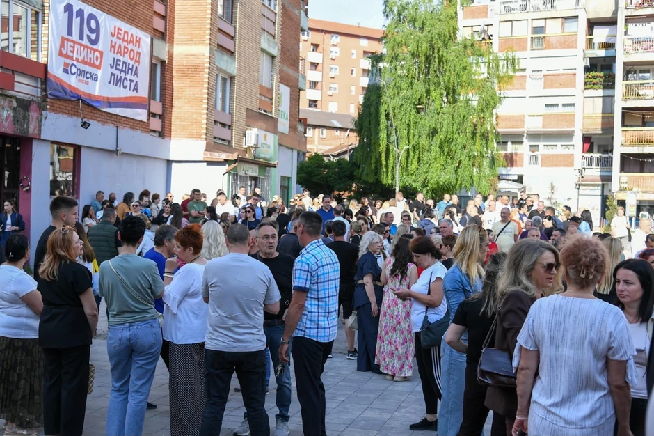 Velike gužve u Kosovskoj Mitrovici