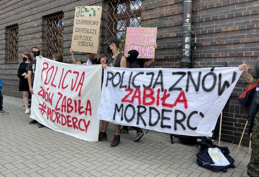 Lubin. Protesty po śmierci 34-letniego Bartka