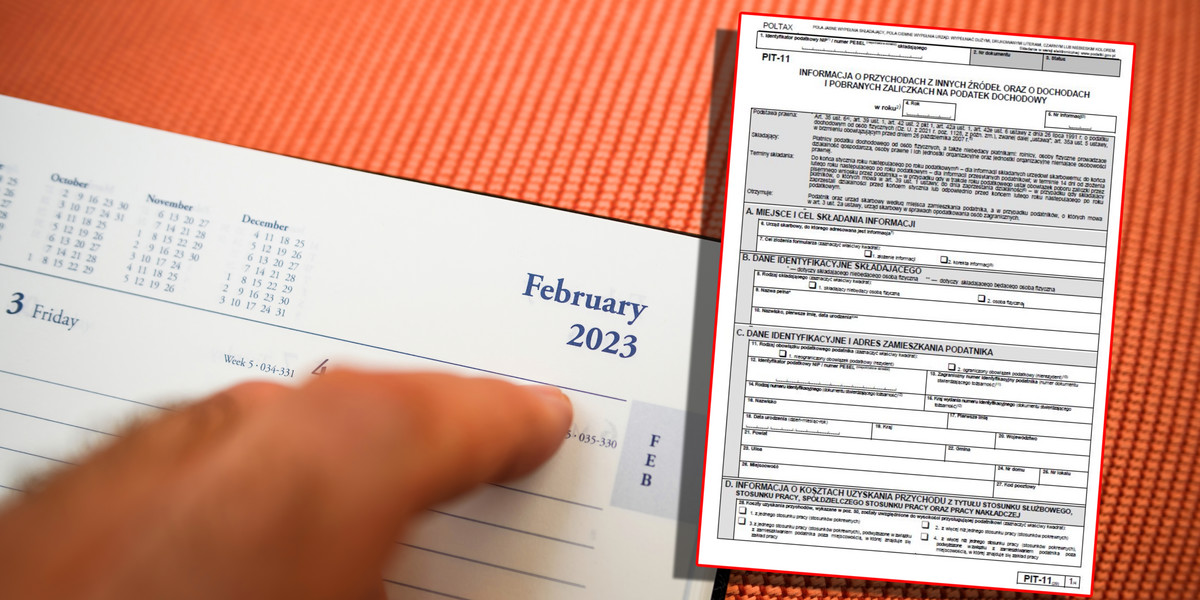 System Twój e-PIT będzie dostępny dla podatników od 15 lutego, ale pracodawcy mają czas na wysłanie pracownikom formularza PIT-11 do końca miesiąca