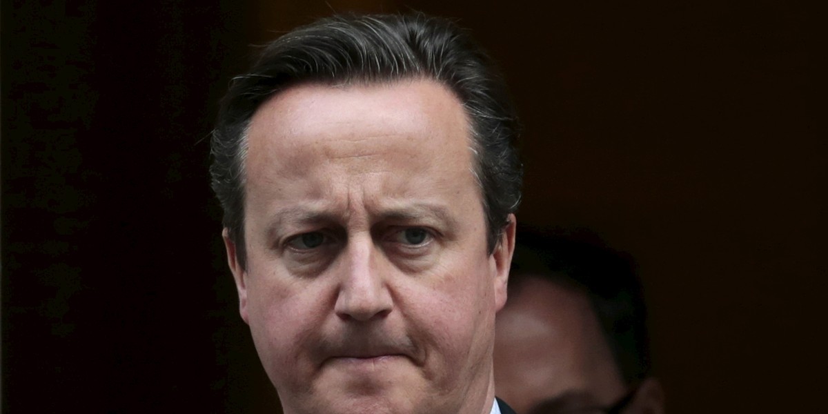 British Prime Minister David Cameron.