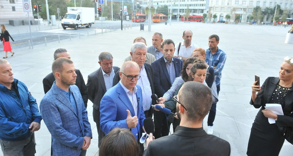 Goran Vesić na Trgu republike