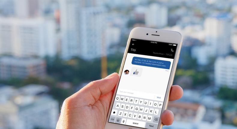 Uber's new messaging feature means you'll never have to leave the app when hailing a ride.