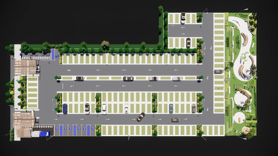 Plan uređenja novog parkinga