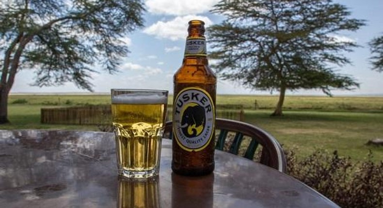 Tusker beer. (Kenyans)