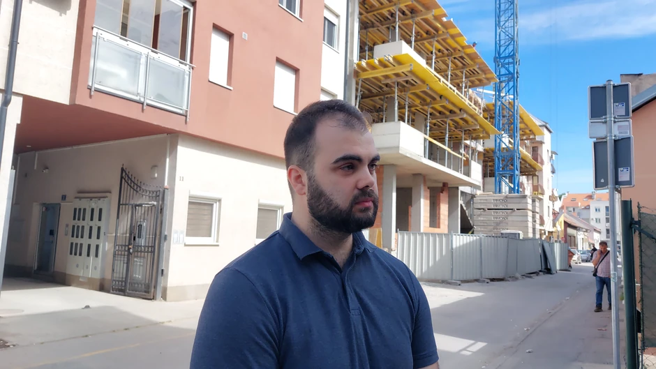 Miloš Đorđević, vlasnik stana u kome se srušio zid