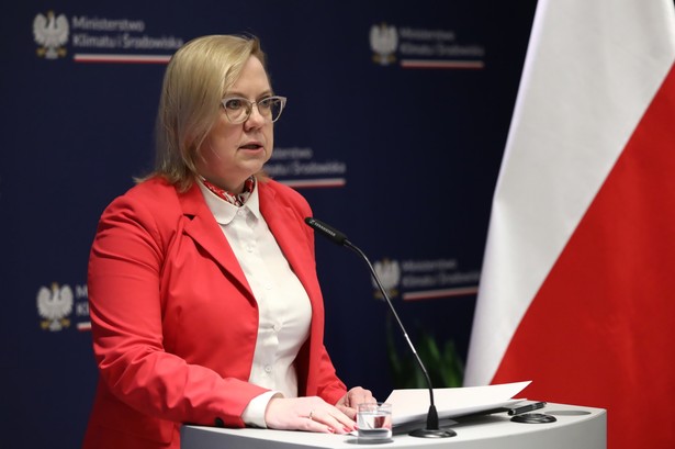 Minister klimatu i środowiska Anna Moskwa