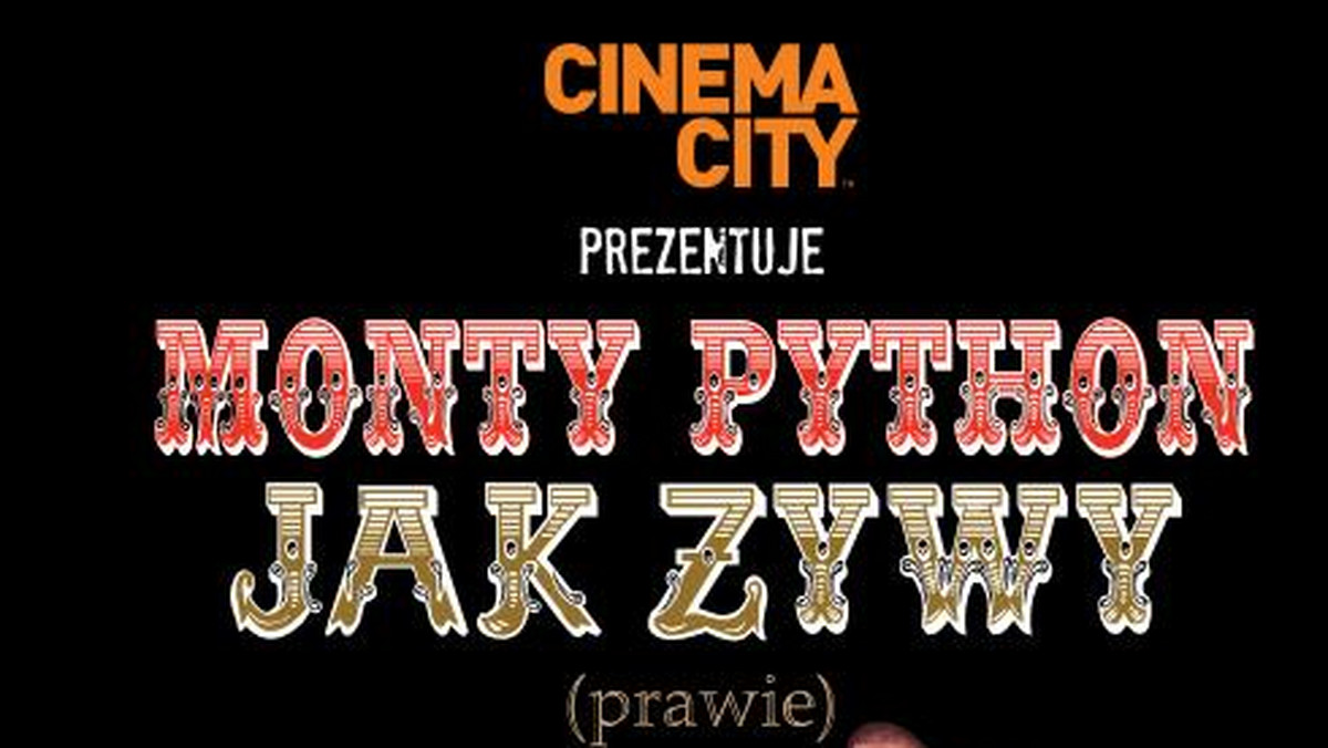 Już w sierpniu, tylko w kinach Cinema City będzie można zobaczyć Monty Python Jak Żywy (prawie). John Cleese, Terry Gilliam, Eric Idle, Terry Jones i Michael Palin jeszcze raz zabłysną na scenie, aby zachwycić swoich fanów i przypomnieć najlepsze gagi z dotychczasowego dorobku grupy.