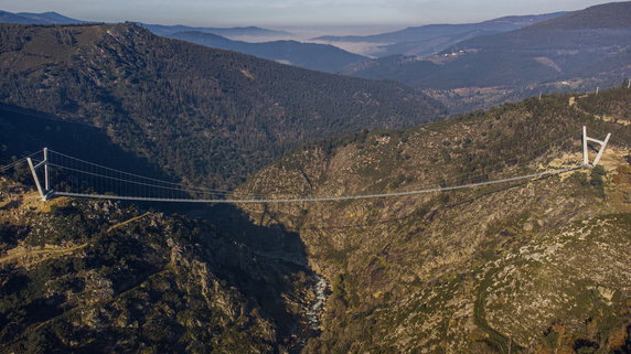 516 Arouca w Portugalii. Najdłuższy wiszący most w Europie