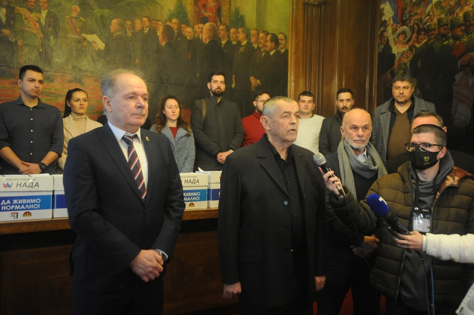 Koalicija NADA predaje kandidaturu