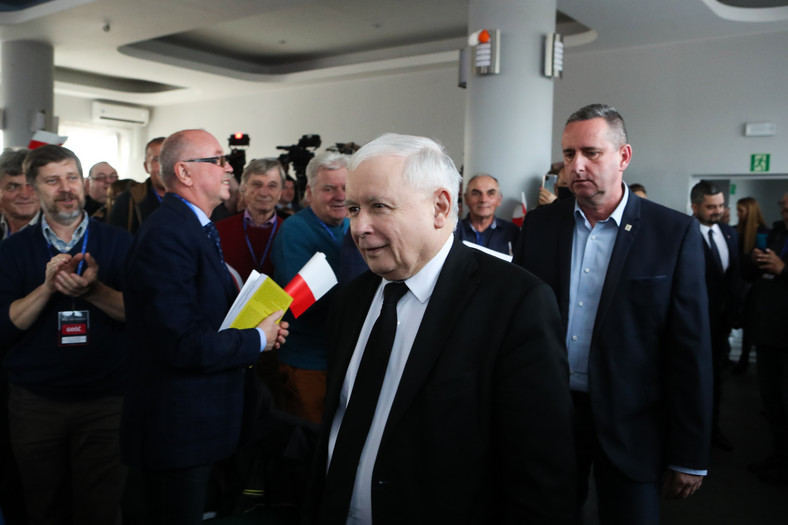 Jarosław Kaczyński w Pabianicach