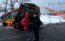 WARSZAWA WYPADEK ZDERZENIE POCIĄGU Z AUTOBUSEM