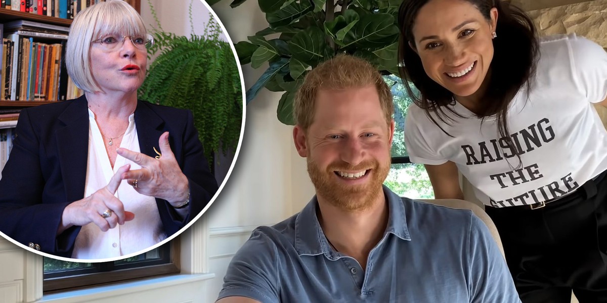 Dworska ekspertka Elżbieta Królikowska-Avis mówi o księciu Harrym i księżnej Meghan.