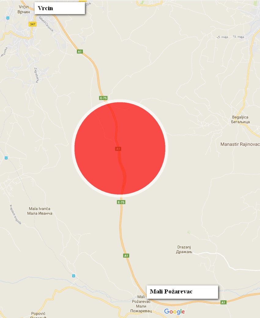 Begaljičko brdo između Vrčina i Malog Požarevca