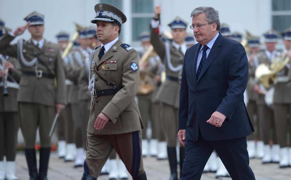 Marian Janicki i Bronisław Komorowski