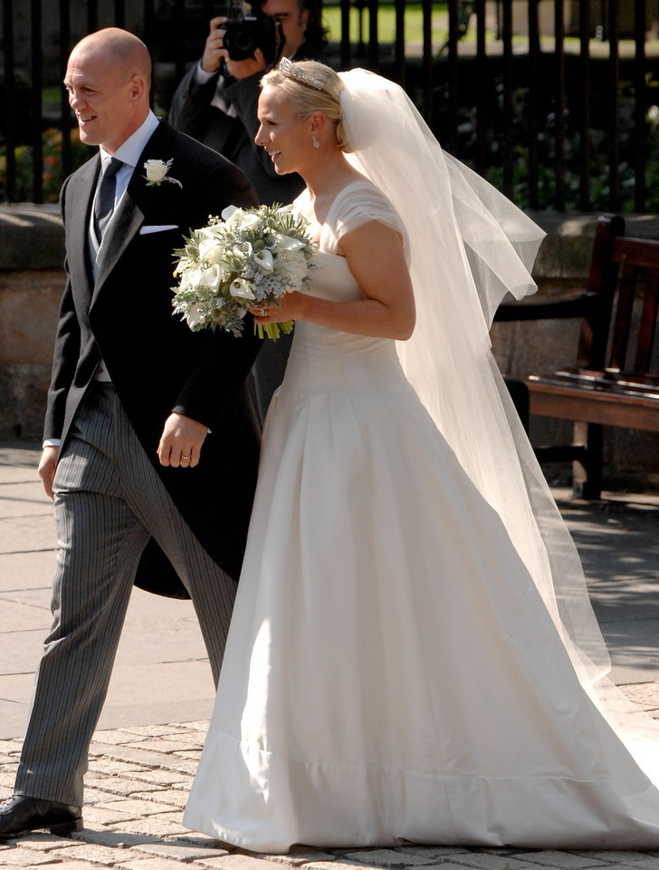 Zara Philips (wnuczka królowej Elżbiety II) i Mike Tindall, 30 lipca 2011 roku