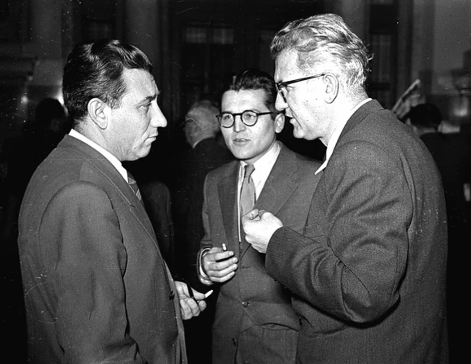 Ranković sa Ćosićem i Petrom Stamoblićem