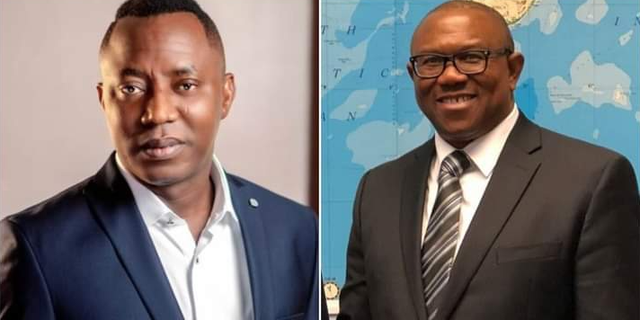 Omoyele Sowore and Peter Obi