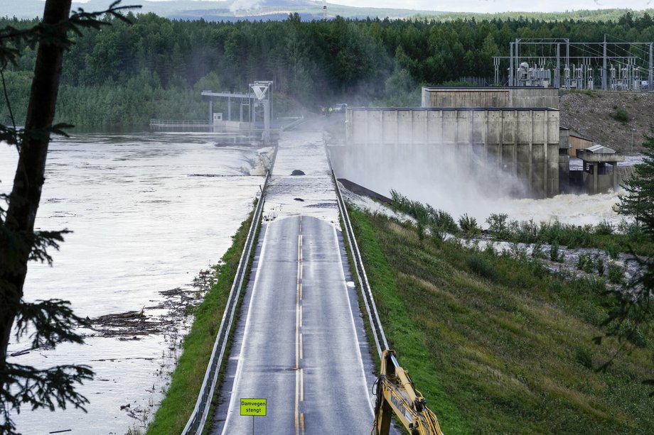 Zapora w Brasfereidfoss