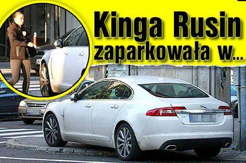 Kinga Rusin zaparkowała w ...