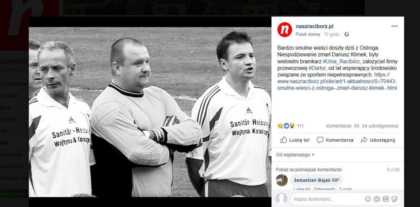 Nie żyje polski bramkarz. Wspierał niepełnosprawnych sportowców