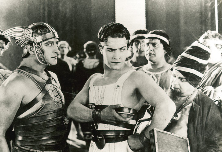 Francis X. Bushman i Ramon Novarro w filmie 'Ben Hur' (1925)