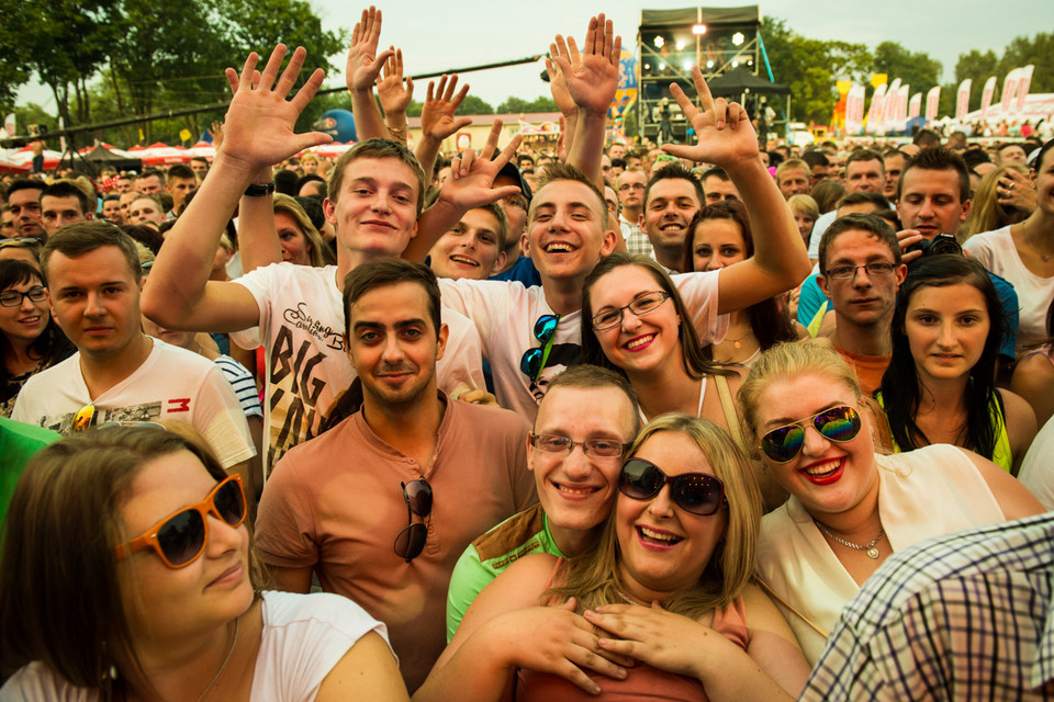 Ostróda 2014: 19. Ogólnopolski Festiwal Muzyki Tanecznej - publiczność