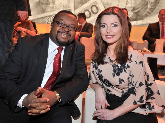 Beata Chmielowska-Olech i John Godson.