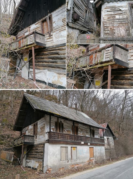 Opalówka - jeden z budynków na liście zabytków w stanie ruiny