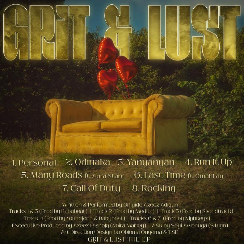 Zinoleesky 'Grit & Lust' tracklist