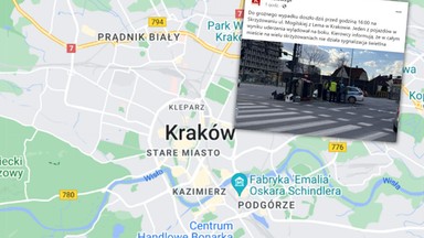 Awarie świateł w Krakowie. Groźny wypadek na skrzyżowaniu